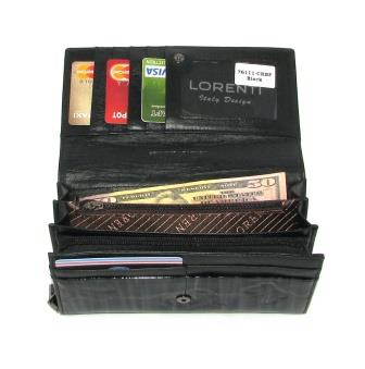 Гаманець жіночий Lorenti L76111-CKBF BLACK Гаманець жіночий Lorenti L76111-CKBF BLACK